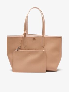 Lacoste Anna Reversible Tote with Zip Pouch
